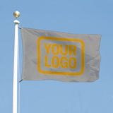 Custom Gray Yellow Flag