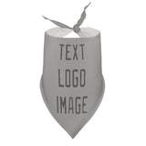Custom Gray Dark Grey Pet Scarf