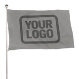 Custom Gray Dark Grey Flag