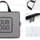 Custom Gray Dark Grey Laptop Bag