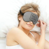 Custom Gray Dark Grey Sleep Mask
