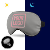 Custom Gray Light Pink Sleep Mask