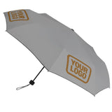 Custom Gray Khaki Automatic Umbrella