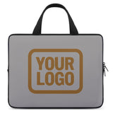 Custom Gray Khaki Laptop Bag