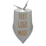 Custom Gray Khaki Pet Scarf
