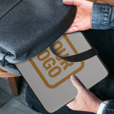 Custom Gray Khaki Laptop Bag