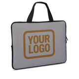 Custom Gray Khaki Laptop Bag