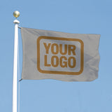 Custom Gray Khaki Flag