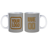 Custom Gray Light Khaki Mug