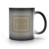 Custom Gray Light Khaki Magic Mug