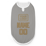 Custom Gray Light Khaki Pet Vest