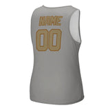 Custom Gray Light Khaki Men's Tank Top