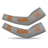 Custom Gray Orange Arm Sleeve