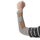 Custom Gray Orange Arm Sleeve