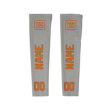 Custom Gray Orange Arm Sleeve