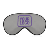 Custom Gray Light Purple Sleep Mask