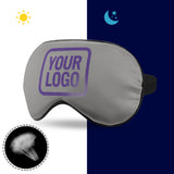 Custom Gray Light Purple Sleep Mask