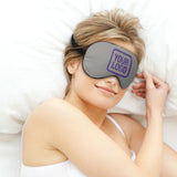 Custom Gray Light Purple Sleep Mask