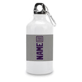 Custom Gray Purple Sports Bottle