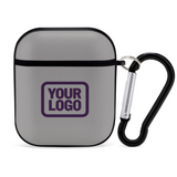 Custom Gray Purple AirPods Case