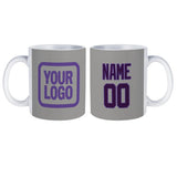 Custom Gray Purple Mug