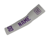 Custom Gray Purple Arm Sleeve