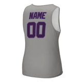 Custom Gray Purple Men's Tank Top