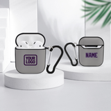 Custom Gray Purple AirPods Case