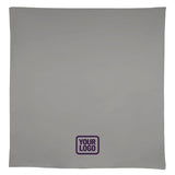 Custom Gray Light Purple Square Table Cloth
