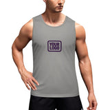 Custom Gray Purple Men's Tank Top