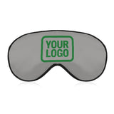 Custom Gray Emerald Green Sleep Mask