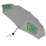 Custom Gray Emerald Green Automatic Umbrella