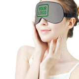 Custom Gray Emerald Green Sleep Mask