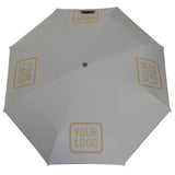 Custom Gray Light Khaki Automatic Umbrella