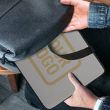 Custom Gray Light Khaki Laptop Bag