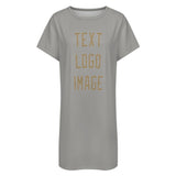 Custom Gray Light Khaki Nachthemd
