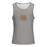 Custom Gray Khaki Men's Tank Top