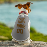 Custom Gray Khaki Pet Vest