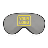 Custom Gray Light Yellow Sleep Mask