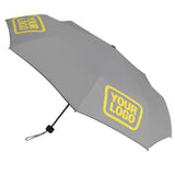 Custom Gray Light Yellow Automatic Umbrella