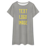 Custom Gray Light Yellow Nachthemd