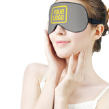 Custom Gray Light Yellow Sleep Mask
