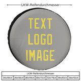 Custom Gray Light Yellow Truck Tires