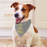 Custom Gray Light Yellow Pet Scarf
