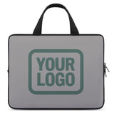 Custom Gray Blue Green Laptop Bag