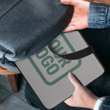 Custom Gray Blue Green Laptop Bag