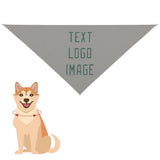 Custom Gray Blue Green Pet Scarf
