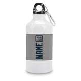 Custom Gray Blue Sports Bottle