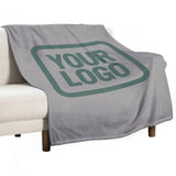 Custom Gray Blue Green Blanket