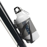 Custom Gray Blue Sports Bottle